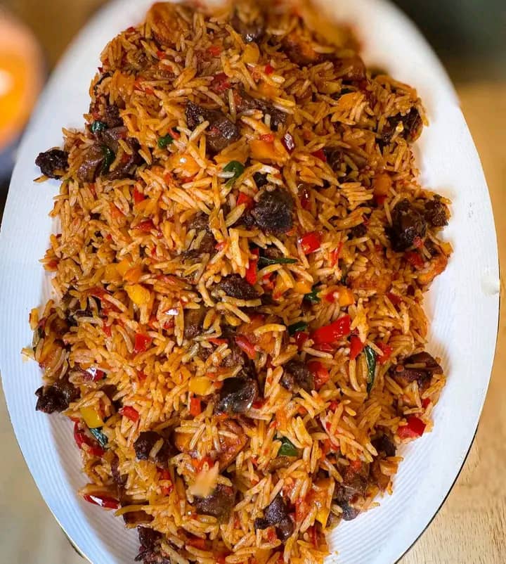 Assorted Beef Jollof Rice