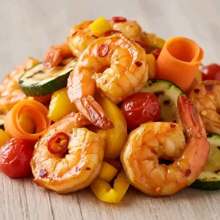 Vegetables Shrimps