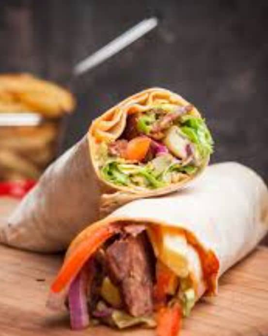 Chicken Shawarma and Beef shawarma